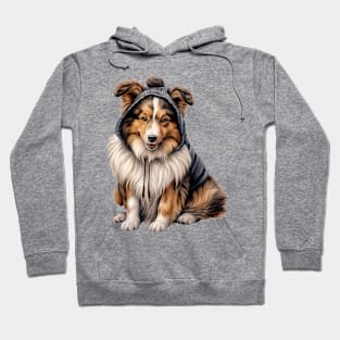 Winter Shetland Sheepdog Hoodie